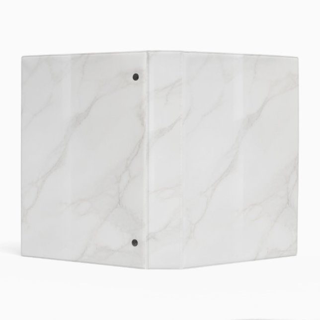 White Marble Mini Binder (Background)