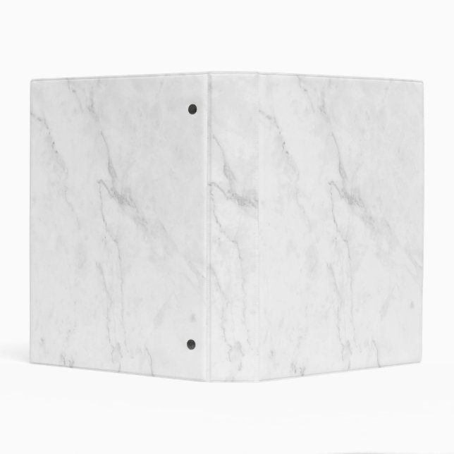 White Marble Mini Binder (Background)