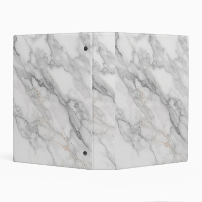 White Marble Mini Binder (Background)