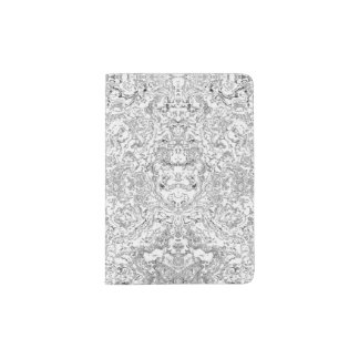 White Marble Modern Nature Natural Stone Passport Holder