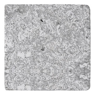 White Marble Modern Nature Natural Stone Trivet