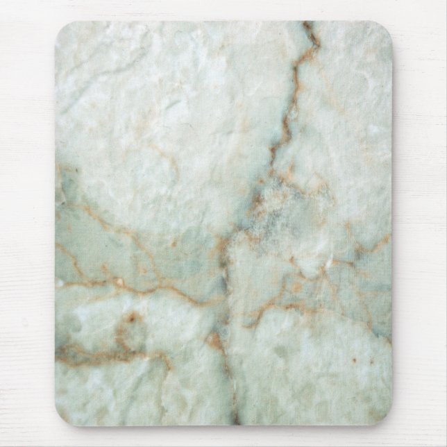 White Marble Mouse Pad (Front)