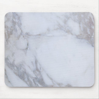 White Marble Mouse Pad