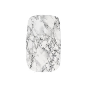 White Marble Nail Art
