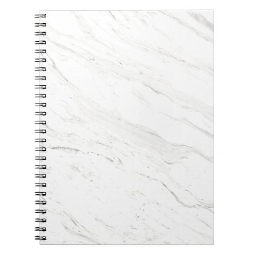 White Marble Notebook