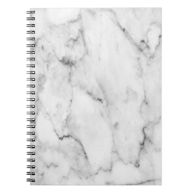 White  Marble Notebook (Front)