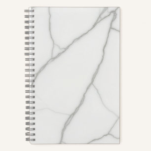 White Marble Notebook