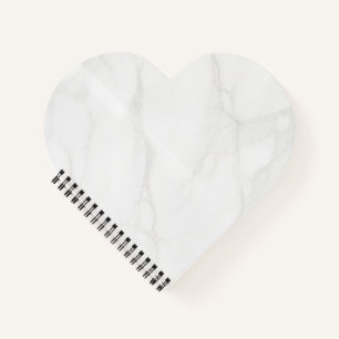 White Marble Notebook