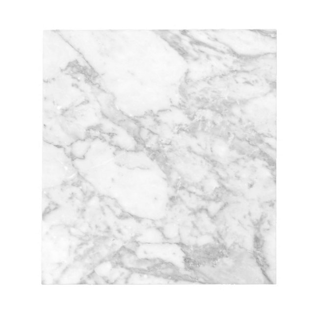 White marble notepad (Front)