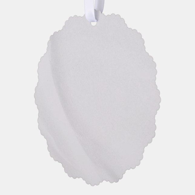 White Marble Ornament Card (Left)