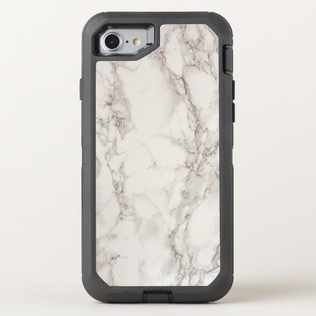 White Marble Otterbox iPhone Case (Back)