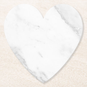 White Marble Paper Coaster