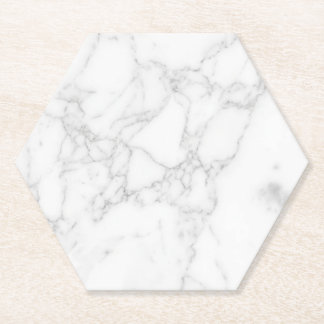 White Marble Paper Coaster
