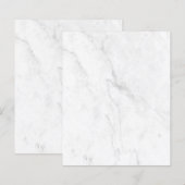White Marble Paper Sheet (Front/Back)