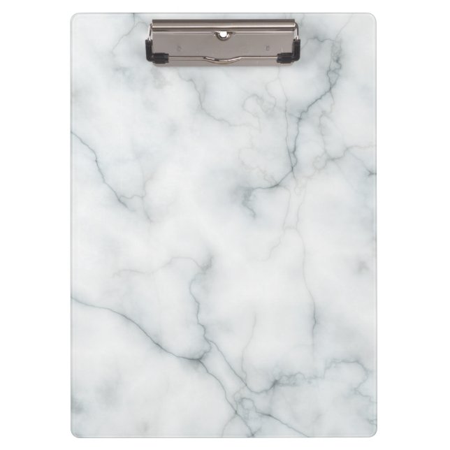 white marble pattern clipboard (Front)