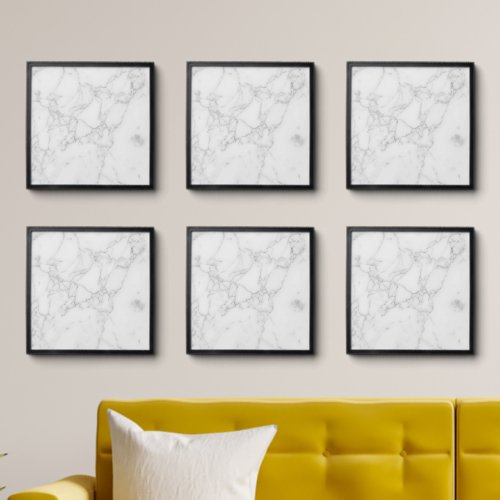 White Marble Peel And Stick Photo Tile