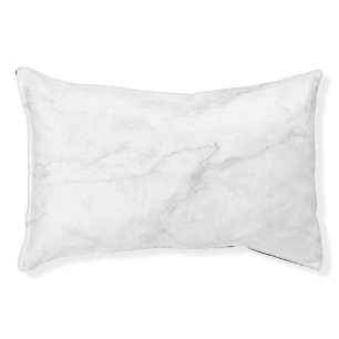 White Marble Pet Bed