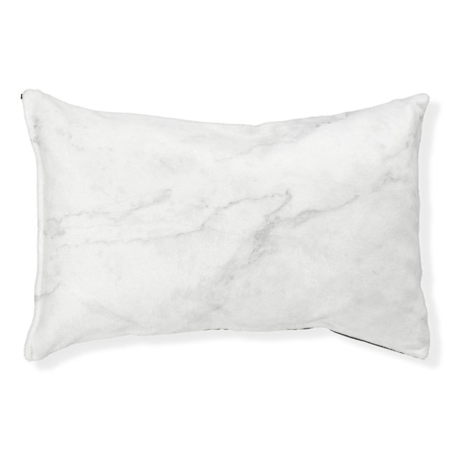 White Marble Pet Bed (Front)