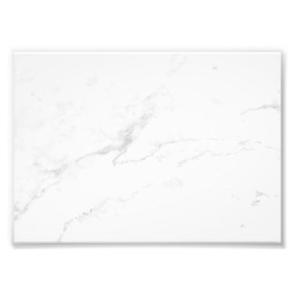 White Marble Photo Print