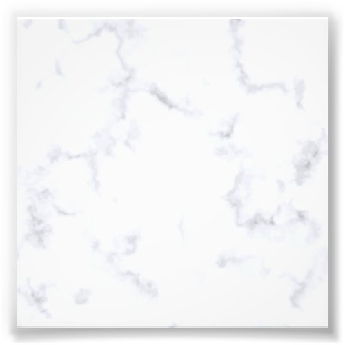 White Marble Photo Print