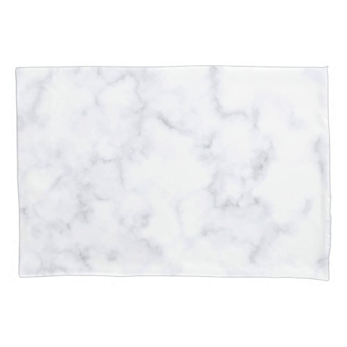 White Marble Pillowcase