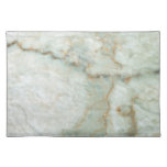 White Marble Placemat at Zazzle