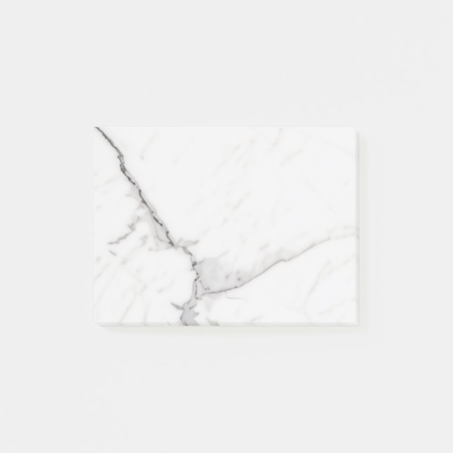 White Marble Post-it Notes (Front)