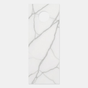 White Marble Profile card Door Hanger