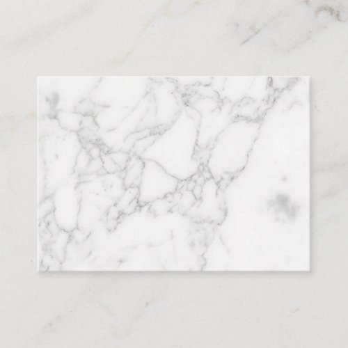 White Marble Referral Card