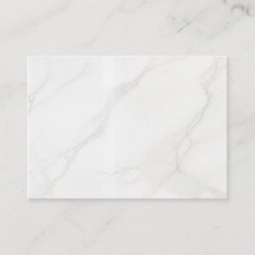 White Marble Referral Card