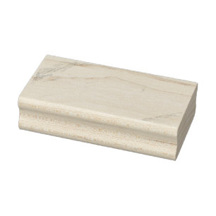 White Marble Rubber Stamp