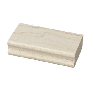 White Marble Rubber Stamp