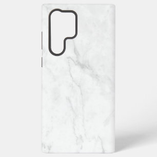 White Marble Samsung Galaxy S22 Ultra Case