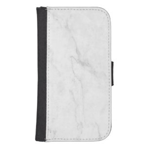 White Marble Galaxy S4 Wallet Case