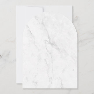 White Marble Save The Date
