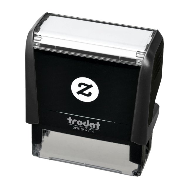 White Marble Self-inking Stamp (Product)