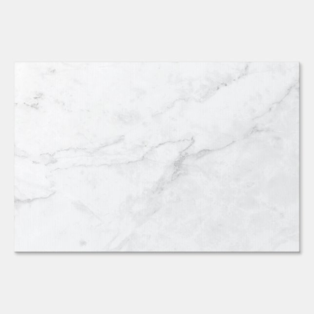  White Marble Sign (Front)