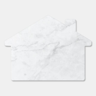 White Marble Sign