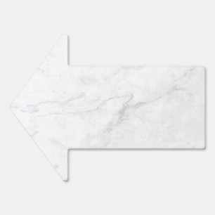 White Marble Sign