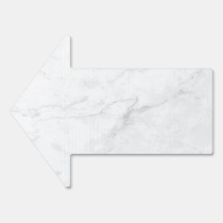 White Marble Sign