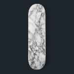 White Marble Skateboard<br><div class="desc">White Marble Stone Skateboards - MIGNED Design</div>