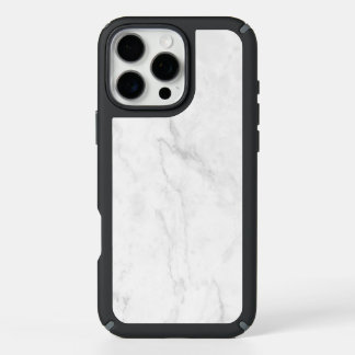 White Marble iPhone 16 Pro Max Case
