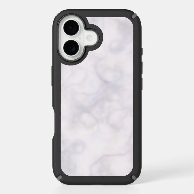 White Marble Speck iPhone Case (Front)