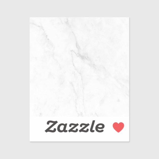 White Marble Sticker (Sheet)