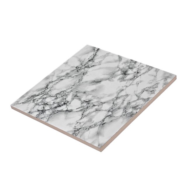 White Marble Stone Ceramic Tile (Side)