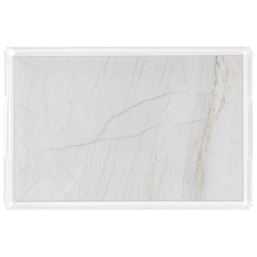 White Marble Stone Custom Small Rectangle Tray