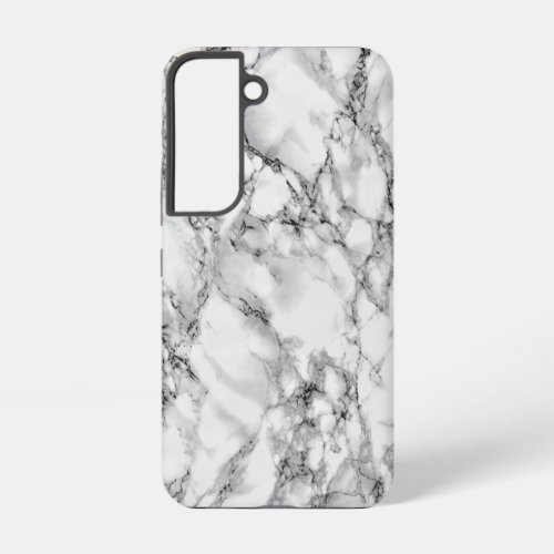 White Marble Stone Design Samsung Galaxy S22 Case