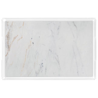 White Marble Stone Extra-Large Tray