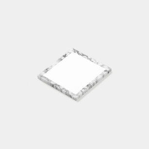 White Marble Stone Framed Sticky Notes
