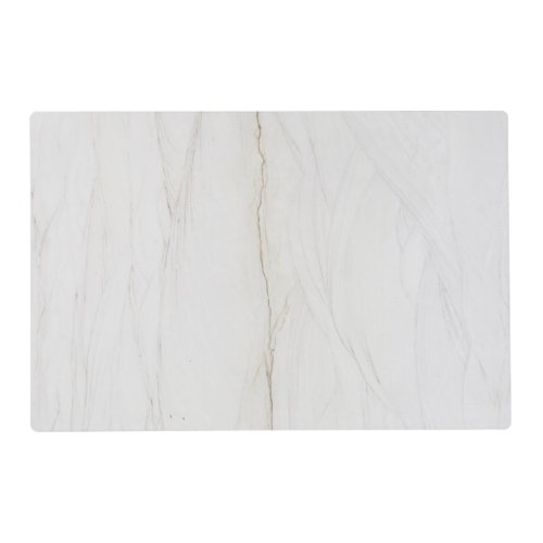 White marble Stone Grey Laminated Placemat